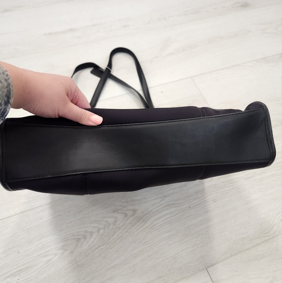 COPY - Vintage Coach nylon leather trim Laptop shoulder bag - Picture 3 of 11